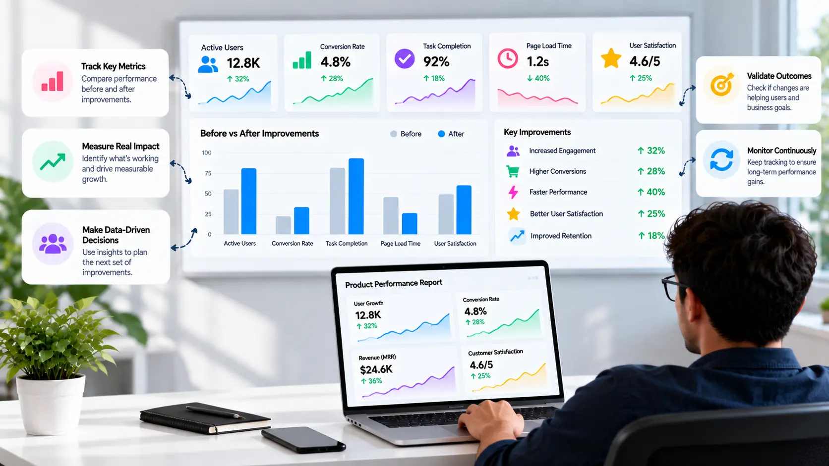 Continuous digital product optimization process